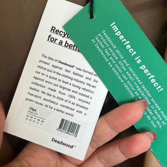 Deadwood Olga coat /leather trench coat - Picture 8 of 11